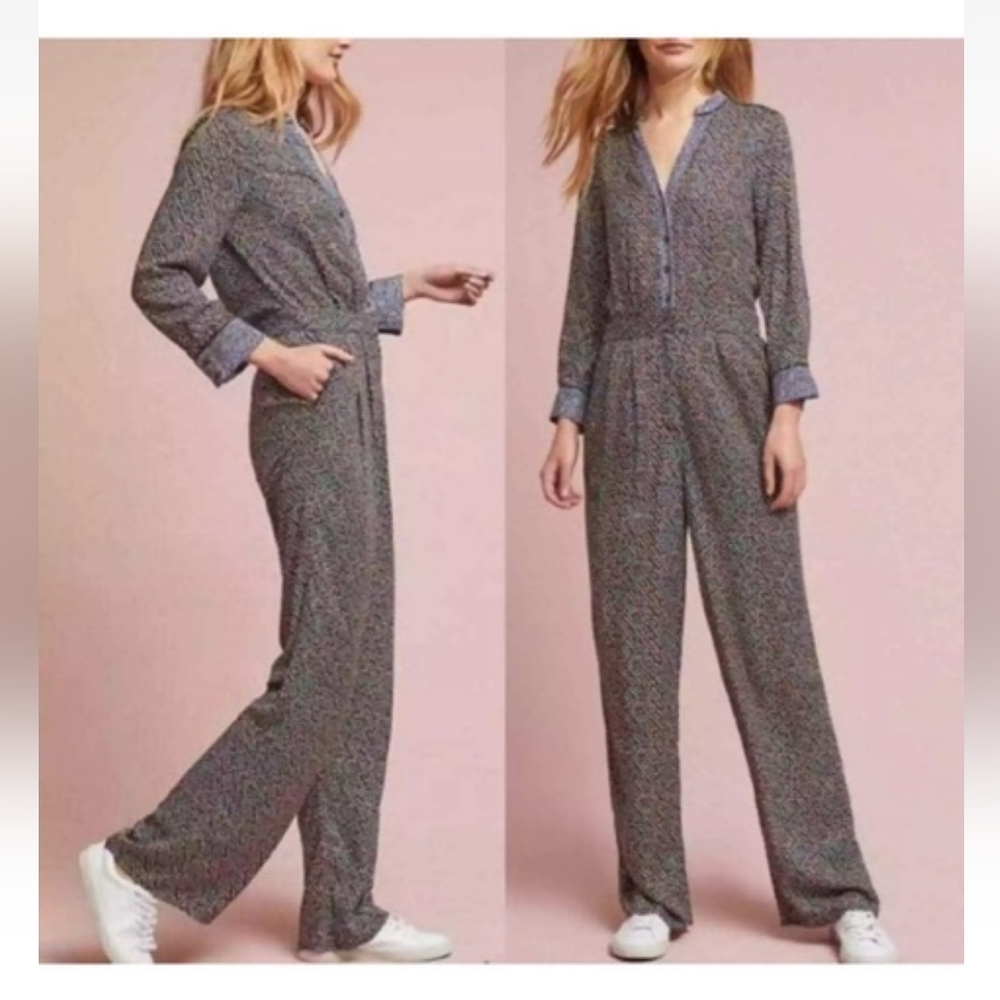 ETT TWA by Anthropologie Jump Suit Size 2 Multi Coloured